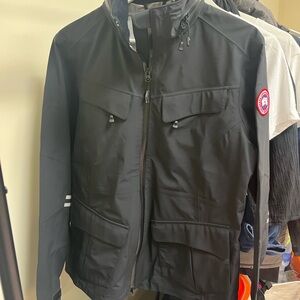 Canada Goose Women’s Black Moraine Shell Rain Jacket